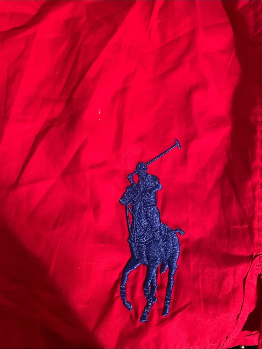 Ralph Lauren Red underwear Shorts with Blue Polo Emblem
